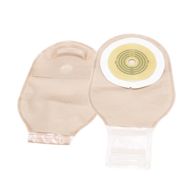 One Piece Drainable Pouch Colostomy Bag with Velcro Closure