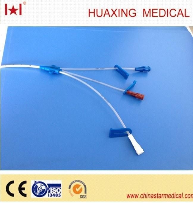 Single-Use Medical Central Venous Catheter (Double Lumen) 