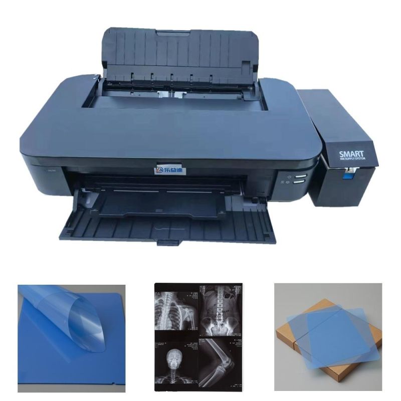 Blue Film Medical Dry Film Inkjet Printing 100 Sheet/Pack X Ray