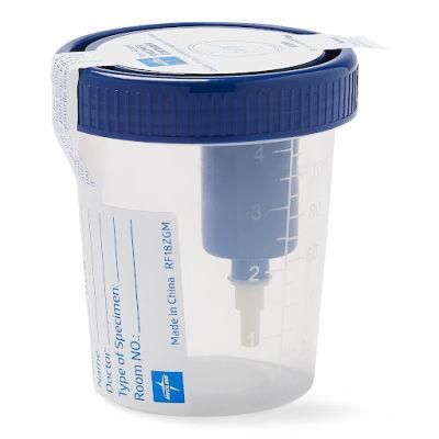 Disposable Plastic Urine Collection Cup with Screw Cap
