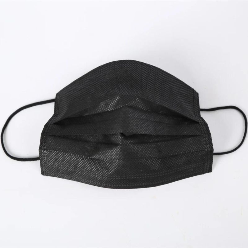 Nonwoven Protective Disposable Medical Black Face Masks