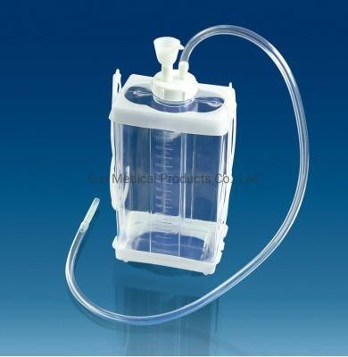 CE&ISO Disposable Chest Drainage Bottle for Single Use