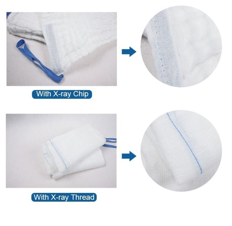 100% Cotton Disposable Hemostatic Abdominal Swabs