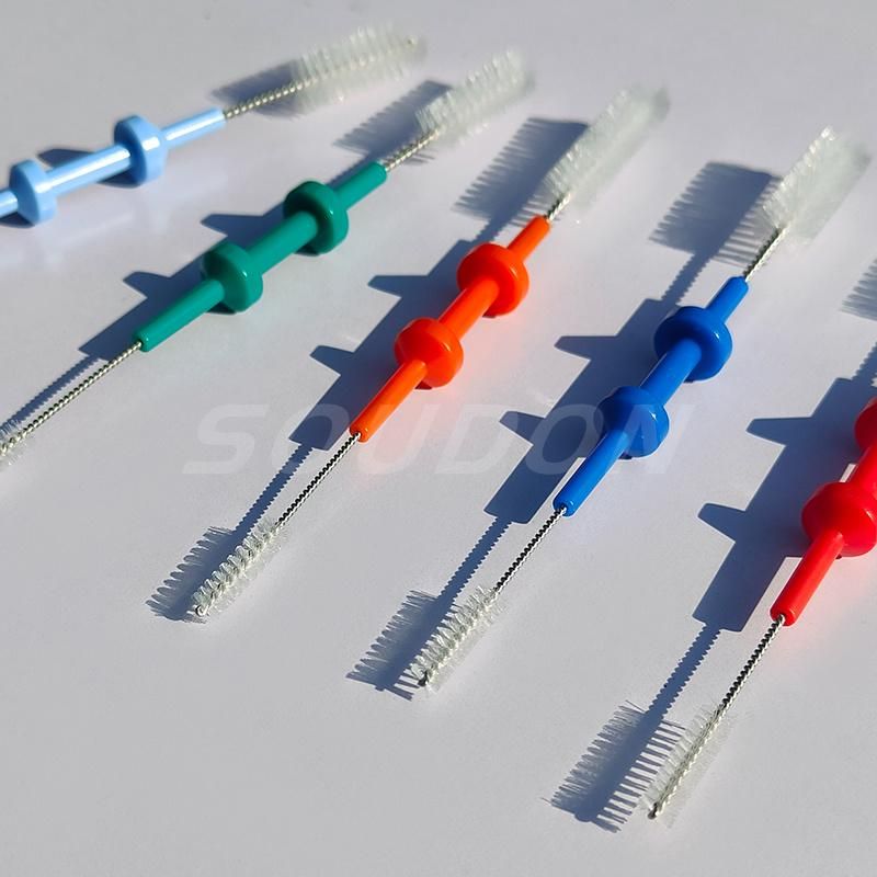 Disposable Sampling Brush Surgical Nylon Clean Brush Cytology Cervical Sampling Plastic Brush