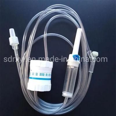 Ce ISO FDA Medical Instrument Hospital Disposable IV Infusion Set with Syringe Needle Y Site