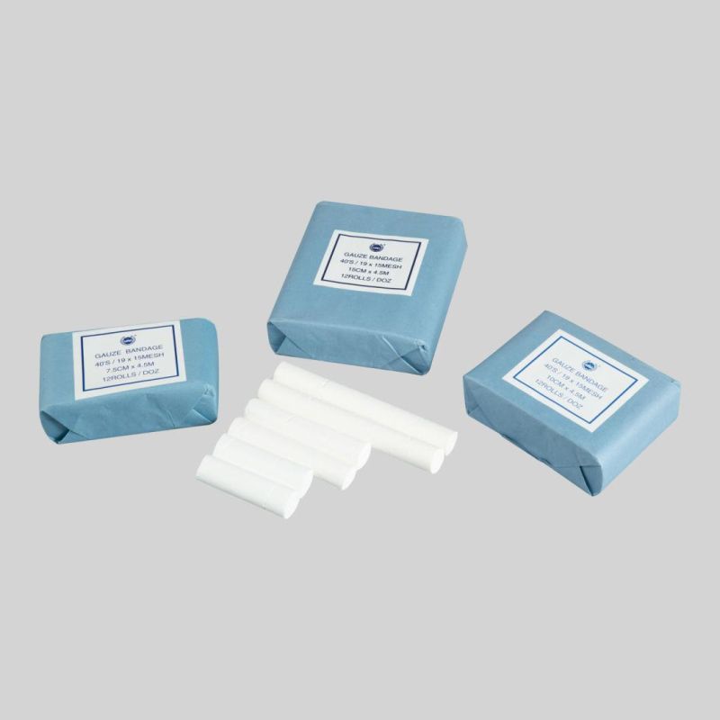 Disposable Medical Supply Non-Sterile Absorbent Gauze Cotton Wool Roll Approved by CE ISO
