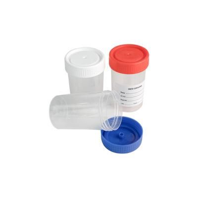Medical Disposable Specimen No Vacuum Sterile 60ml Urine Container with CE ISO