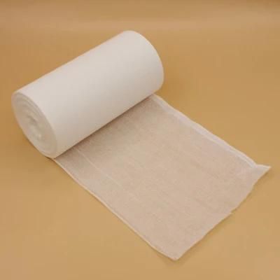 90cm X 100m Gauze Roller Cotton Absorbent Softness Jumbo Gauze Roll with X-ray