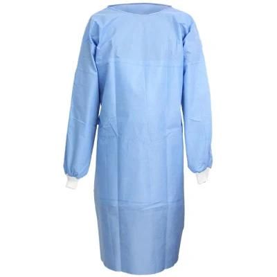 Disposable SMS Reinforced Sterile Surgical Gowns Surgeon Gowns