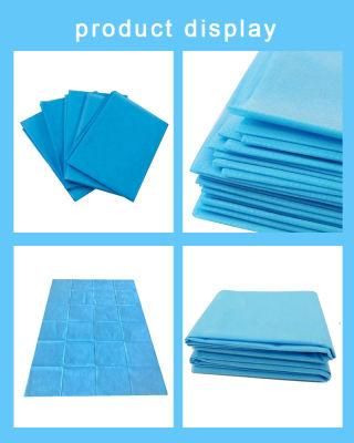 Medical Disposable Non Woven PE Laminated Draw Sheet From Factory
