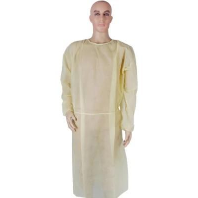 50g Polycoted Isolation Gown Isolation Body Gown