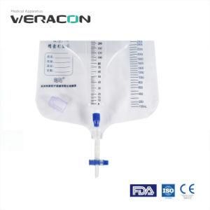 Anti-Reflux Urine Meter Draiange Bag 2500+500ml Ce/ISO