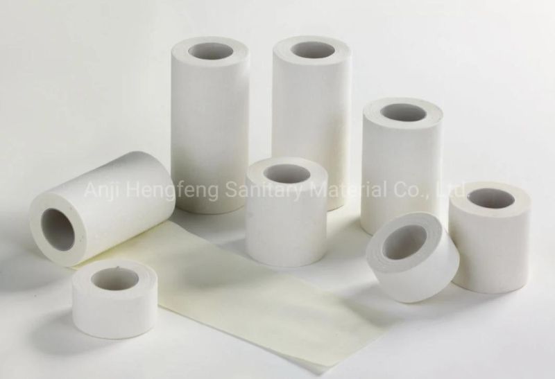 ISO Approved High Quality Medical Adhesive Zinc Oxide Cotton Tape Sports Tape 5cm