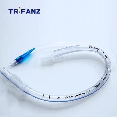 Disposable Medical Supplies Preformed Oral Tube Cuffed