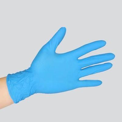 Anti-Virus Disposable Powder Free Nitrile Gloves Blue Examination Nitrile Gloves Powder Free Disposable Blue Examination Nitrile Gloves&#160;