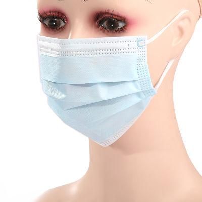 in Stock Anti-Virus Adult Medical Surgical 3 Ply Non-Woven Disposable Face Mask Personal Protective Face Mask