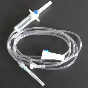 ISO Ce Disposable IV Infusion Giving Set with Luer Lock Y Site