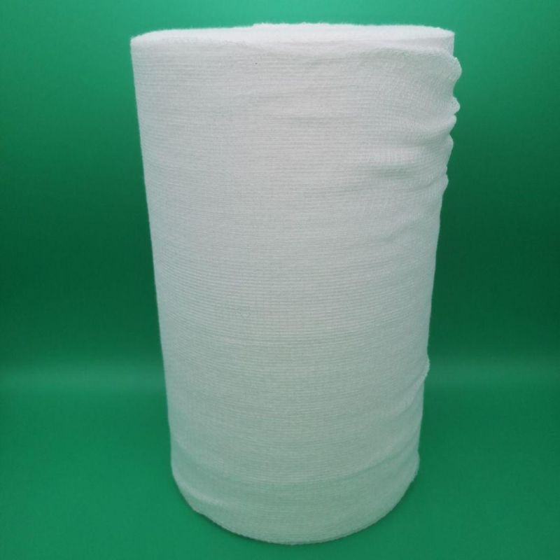 100% Cotton Medical Absorbent Gauze Roll Dressing Gauze Roll