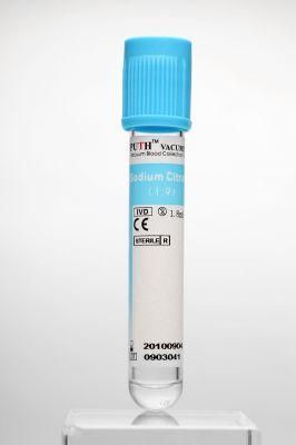 Vacuum Blood Collection Tube, Sodium Citrate Tube (9NC) -Sandwich Tube Approved with Ce&ISO 13458