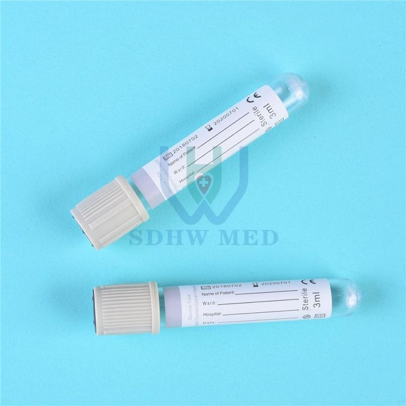 Pet Glass 3-10ml Medical Vacuum Blood Collection Serum Plastic Tube