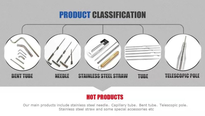 Customized Stainless Steel 90 Degree Needle with Male Thread Base