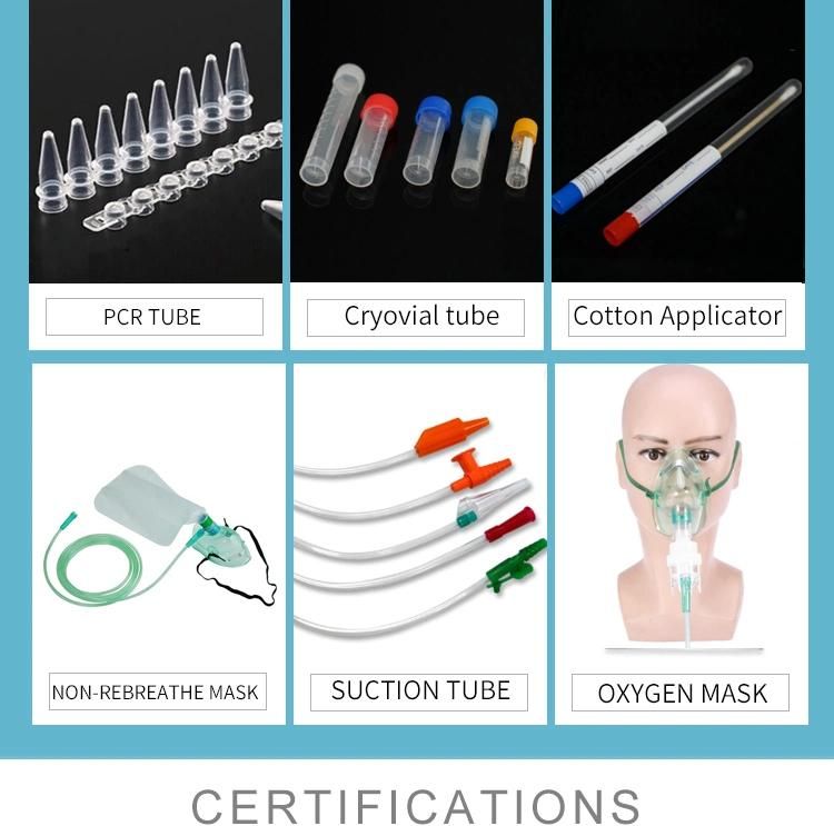 Disposable 6inch Sterile Collection Flock Nasopharyngeal Oral Nasal Swab