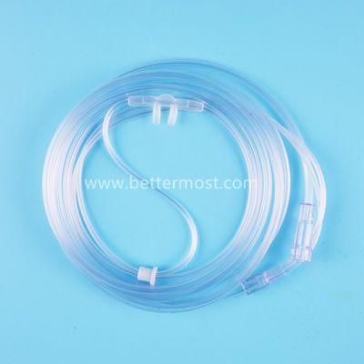 High Quality Medical PVC Nasal Oxygen Tube with Adult Pediatric Neonate Prong
