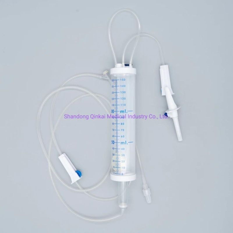 100ml & 150ml Burette IV Infusion Set 60 Drops/Ml for Pediatric