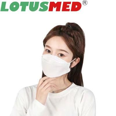 Kf94 Fish Mouth Type Willow Leaf Face Mask 4 Ply Disposable Masker Kf94 Face Mask