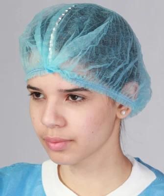 Medical Head Cover for Industry Disposable Single Elastic Double Elastic Nonwoven Mob Cap Clip Cap