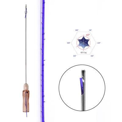 Skin Lifting L W Cannula Needle Cog Pdo Thread for Face Lift