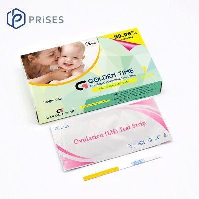 Disposable Medical Supplies Colloidal Gold Lh Hormone Ovulation Rapid Test Strips