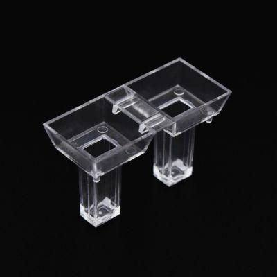 Polystyrene 1.5ml 2.5ml 4.5ml Square Spectrophotometer Cuvette Cups for Analyzer