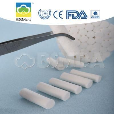 Dental Cotton Roll for Surgical Use with FDA Ce ISO Certificates