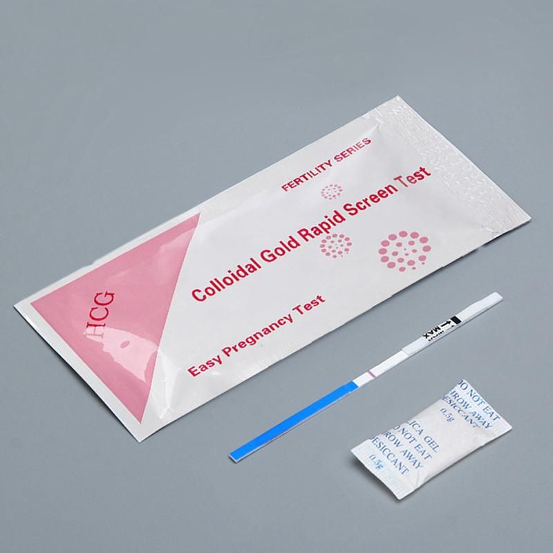 Colloidal Gold Diagnos Kit HCG Urine Pregnancy Test Strips