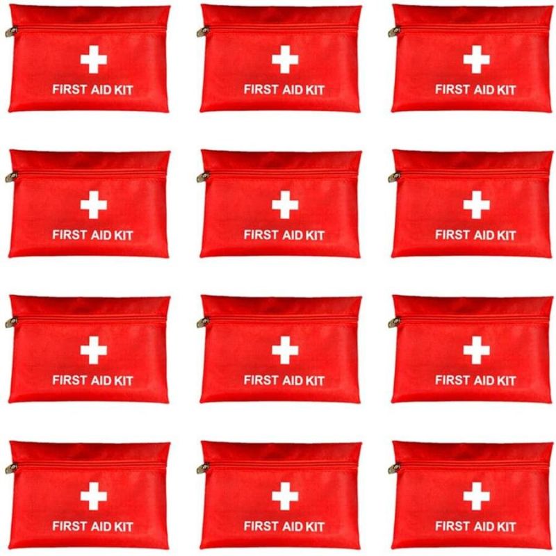 Morden Style Kit Empty Emergency Survival Camping First Aid Bag Small with Dual Zippers