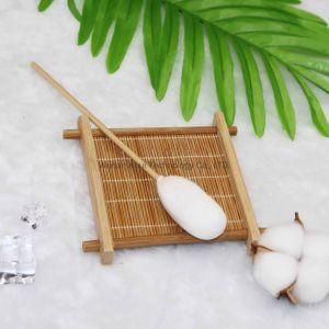 8 Inch Bigger End Bamboo Cotton Tips Medical Absorbent Cotton Applicators