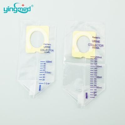 Disposable Sterile Pediatric Urine Bag Collector for Child