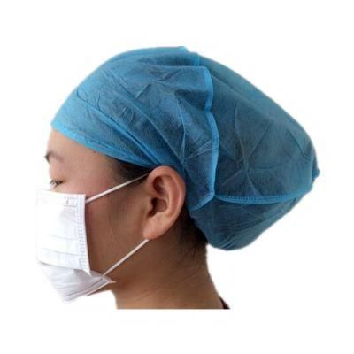 Cheap Disposable Bouffant Cap / Surgical Medical Disposable Head Cover