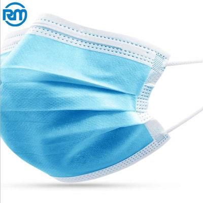 Medizinische Masken Earloop Non-Woven 3ply Disposable Face Mask for Workers Skin-Friendly Comfortable