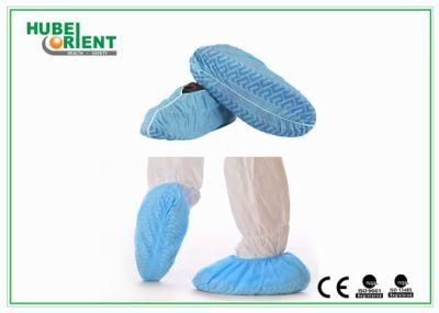 Disposable Medical Use Non-Woven Shoe Cover with Striped Sole for Medical Environment