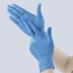 Disposable Medical Nitrile Gloves Powder Free Smooth Surface Resisting Acid