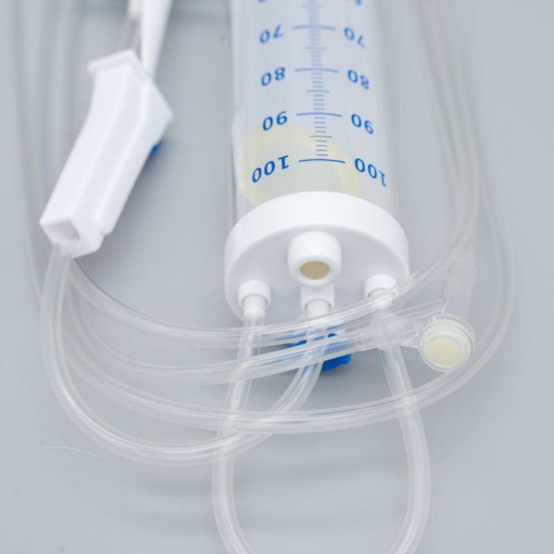 Pediatric Infusion Set, 100 Ml Burette Set, Ce/ISO Medical Suppliers