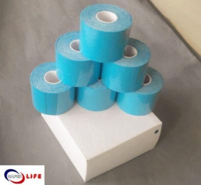Wholesale Stock Available Sport Athlete Therapy 5cm X 5m Elastic Blue Kinesio Tape 5cm X 5m Elastic Blue Kinesiology Tape