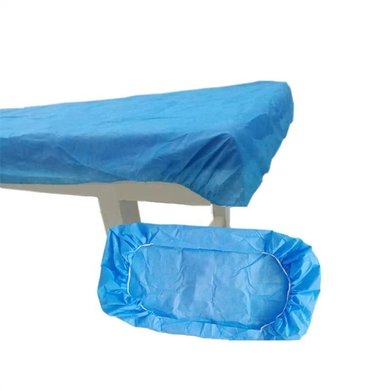 Professional Disposable PP+PE 60~65g PE Film Composite 100%PP Spunbond Laminated Coverall Bed Sheet