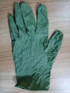 Green Nitrile Glove Dishwashing Cleaning Cooking Craft Dental Clear Vinyl Gloves Nitrile Blend Glove Synthetic Gloves