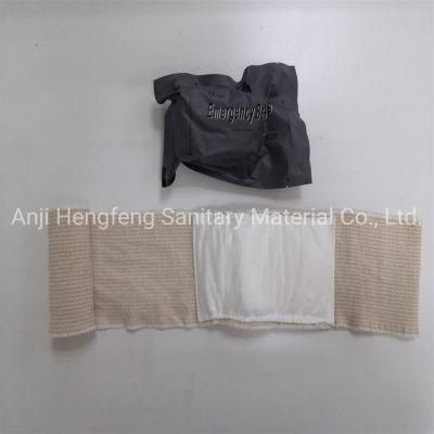 First Aid Dressing Emergency Bandage Elastic Laced Bandage with High Quality Cotton Pad