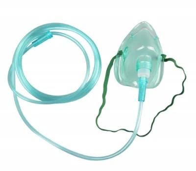 Elongated Under The Chin 2m Crush Resistant Tubing Medical Disposable Child Oxygen Mask