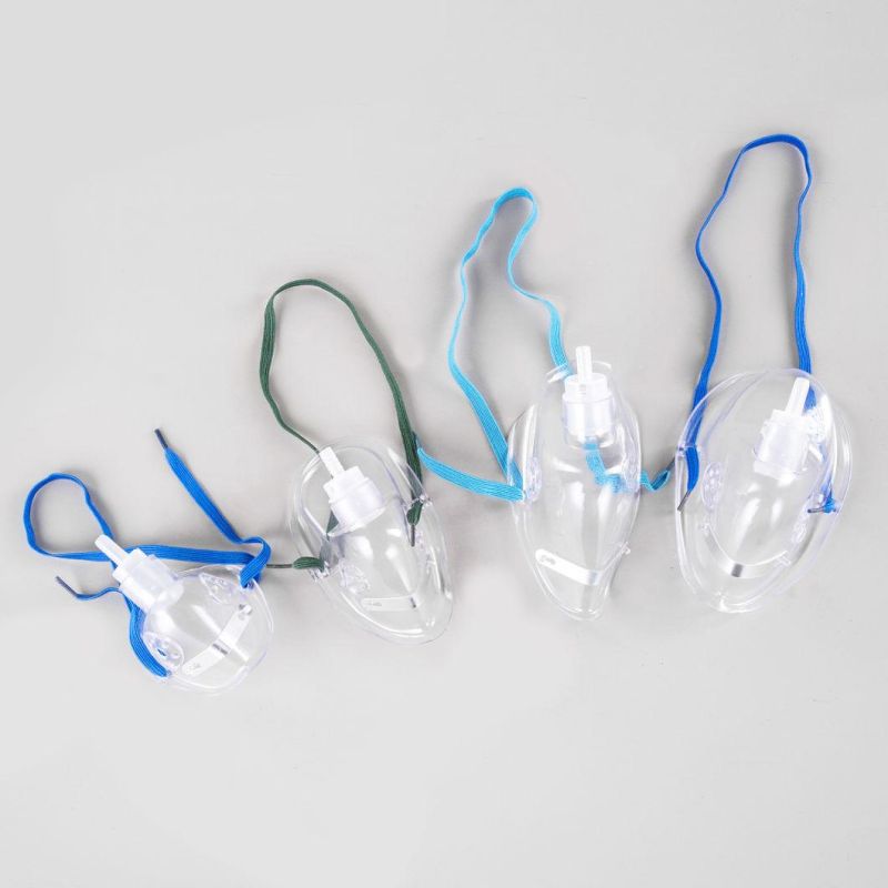 China Supplier Medical Products Simple Oxygen Masks with Connecting Tube
