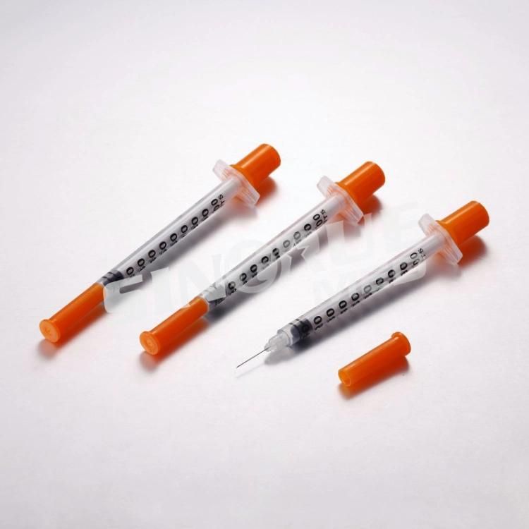 Plastic Disposable Syringe with Needle
